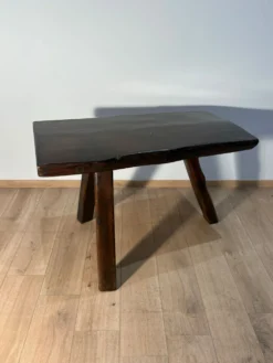 Table brutaliste chêne massif