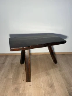 Table brutaliste chêne massif