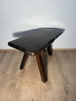 Table brutaliste chêne massif
