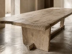 Table brute monolithe