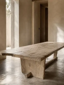 Table brute monolithe