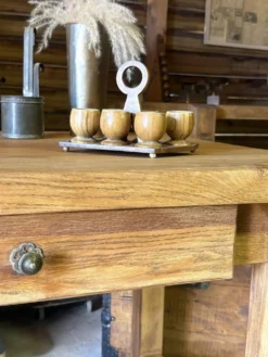 Table / Bureau ancien rénové – Pièce unique