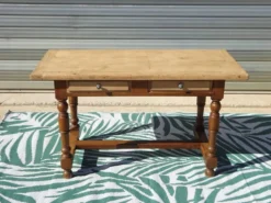 Table bureau en chêne masssif