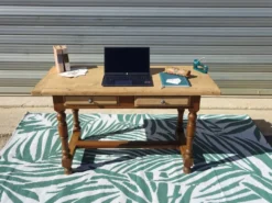 Table bureau en chêne masssif