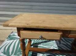 Table bureau en chêne masssif
