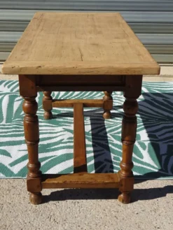 Table bureau en chêne masssif