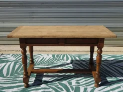 Table bureau en chêne masssif