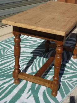 Table bureau en chêne masssif