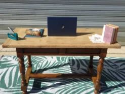 Table bureau en chêne masssif