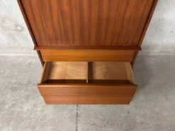 Table bureau escamotable commode meuble Oscar vintage années 60