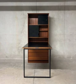 Table bureau escamotable commode meuble Oscar vintage années 60