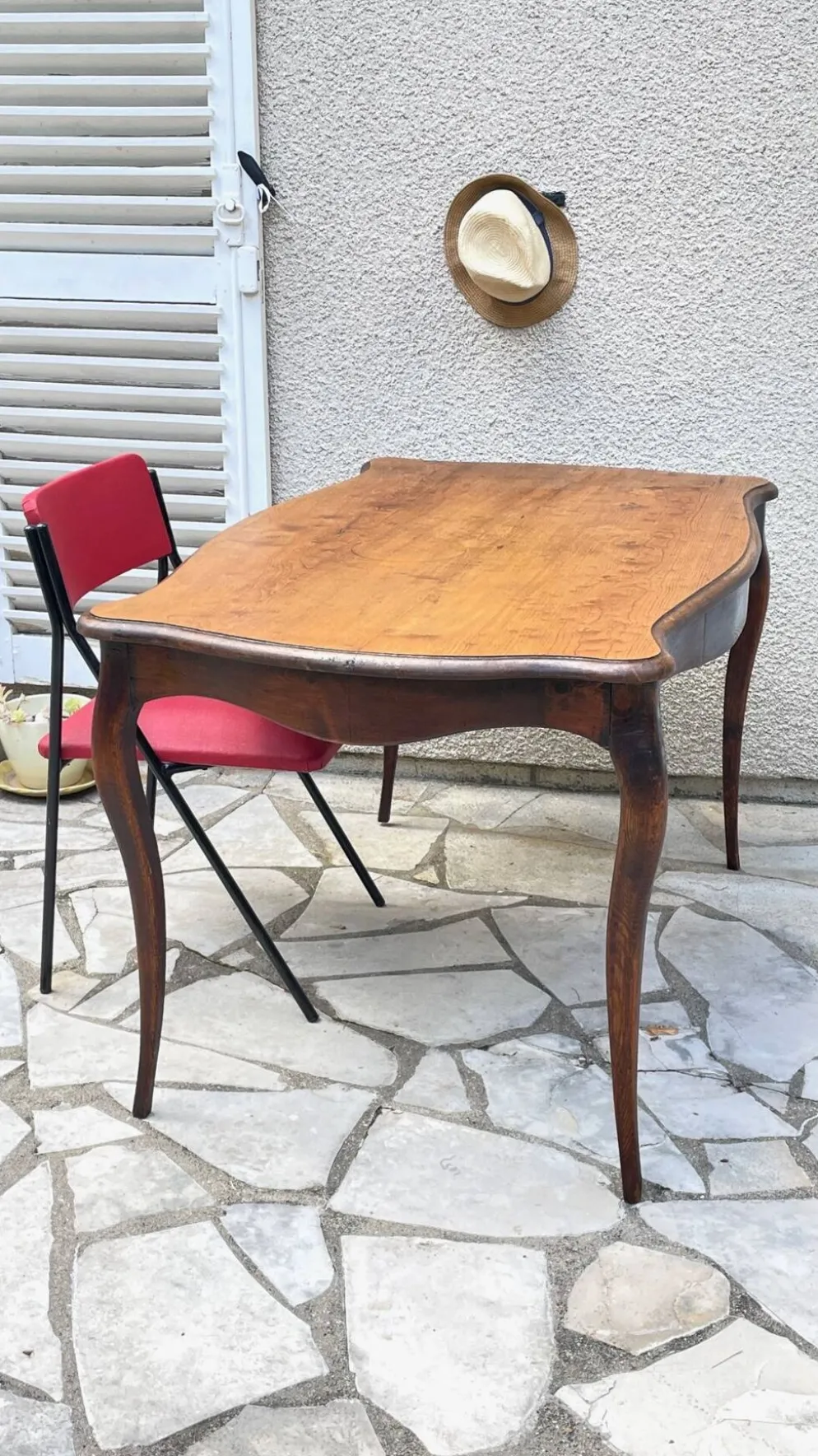 TABLE BUREAU Pieds Courbés