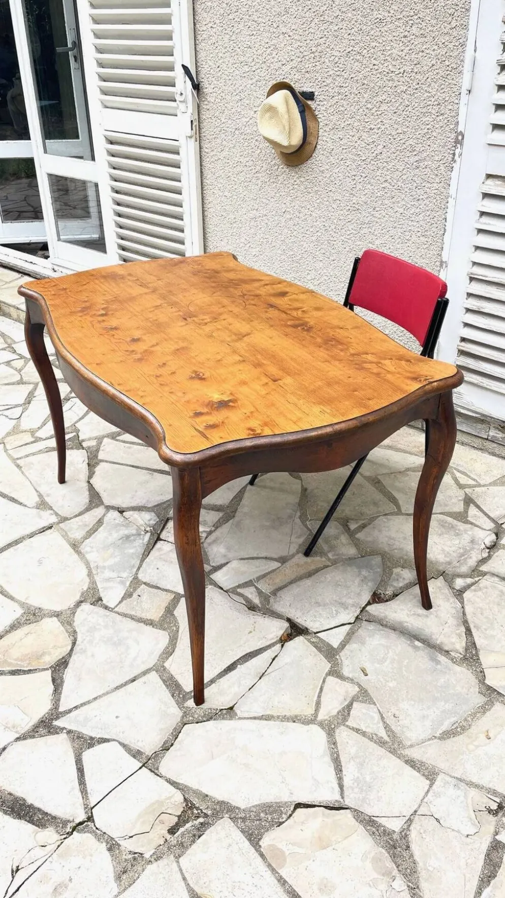 TABLE BUREAU Pieds Courbés