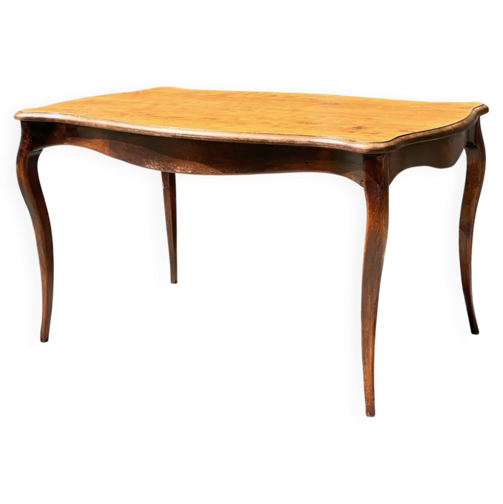 TABLE BUREAU Pieds Courbés