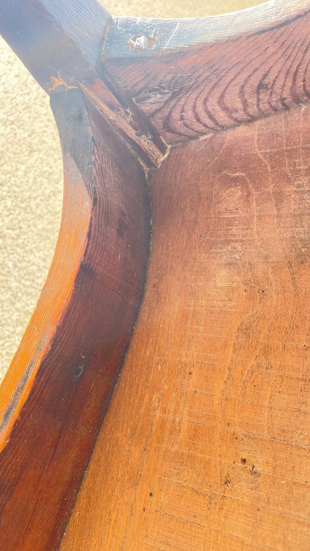 TABLE BUREAU Pieds Courbés