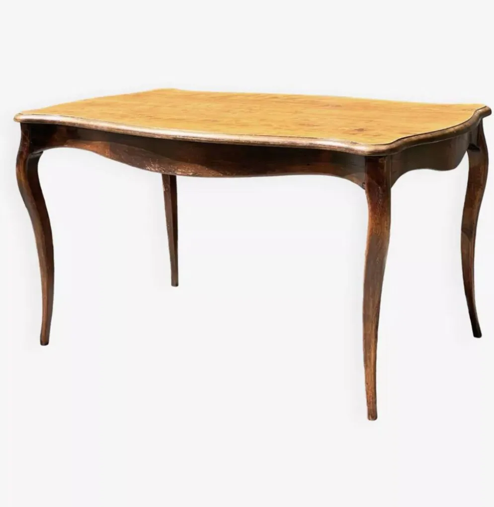 TABLE BUREAU Pieds Courbés