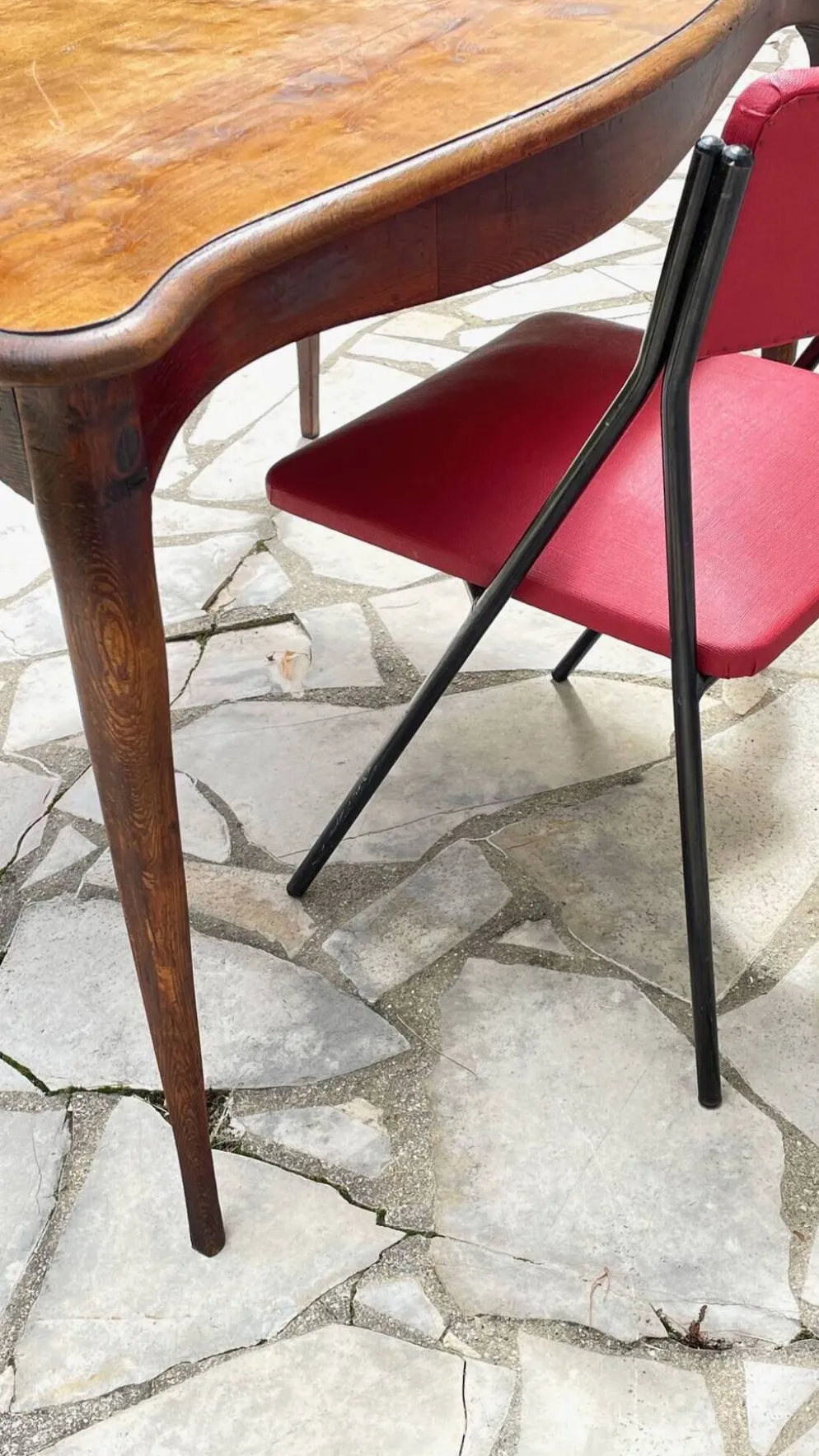 TABLE BUREAU Pieds Courbés