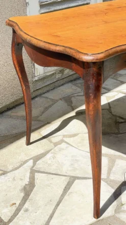 TABLE BUREAU Pieds Courbés