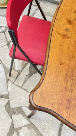 TABLE BUREAU Pieds Courbés