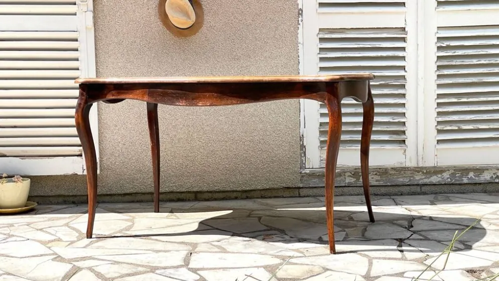 TABLE BUREAU Pieds Courbés