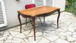 TABLE BUREAU Pieds Courbés