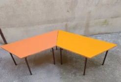 Table - Bureau trapézoïdale enfants école maternelle