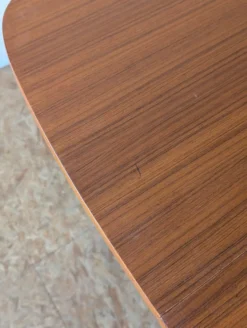 Table carrée teck scandinave extensible années 60