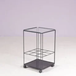 Table / chariot de bar des années 1970 Max Sauze Studio Sauze France