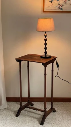 TABLE CHEVET Ancienne Bois Tourné