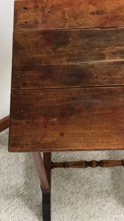 TABLE CHEVET Ancienne Bois Tourné