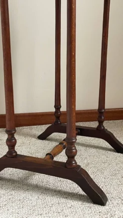 TABLE CHEVET Ancienne Bois Tourné