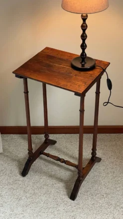 TABLE CHEVET Ancienne Bois Tourné