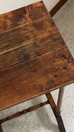 TABLE CHEVET Ancienne Bois Tourné