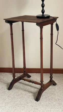 TABLE CHEVET Ancienne Bois Tourné