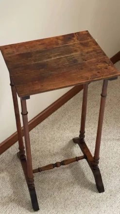 TABLE CHEVET Ancienne Bois Tourné