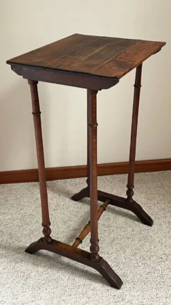 TABLE CHEVET Ancienne Bois Tourné