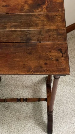 TABLE CHEVET Ancienne Bois Tourné