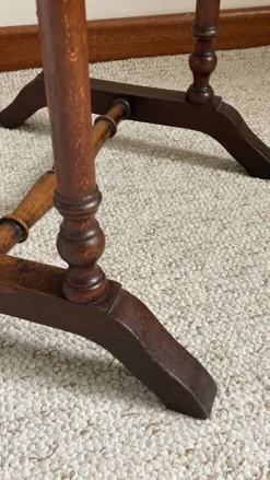 TABLE CHEVET Ancienne Bois Tourné