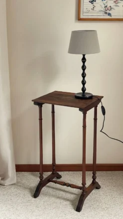 TABLE CHEVET Ancienne Bois Tourné