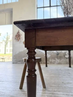 Table chêne massif 1900 style drapière XL 250cm