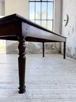 Table chêne massif 1900 style drapière XL 250cm