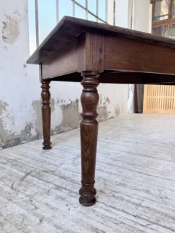 Table chêne massif 1900 style drapière XL 250cm