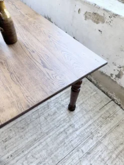 Table chêne massif 1900 style drapière XL 250cm