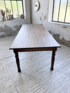 Table chêne massif 1900 style drapière XL 250cm