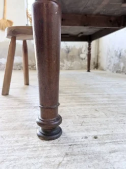 Table chêne massif 1900 style drapière XL 250cm