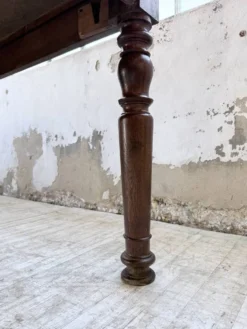 Table chêne massif 1900 style drapière XL 250cm