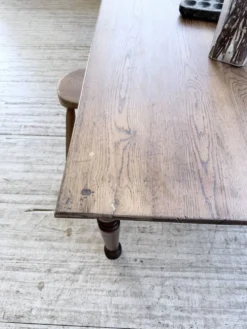 Table chêne massif 1900 style drapière XL 250cm