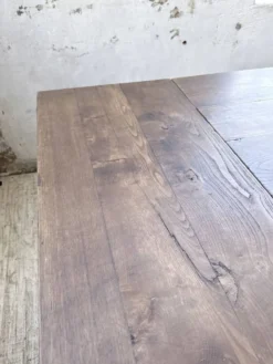 Table chêne massif 1900 style drapière XL 280cm avec allonges