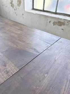 Table chêne massif 1900 style drapière XL 280cm avec allonges