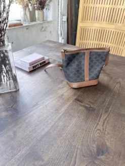 Table chêne massif 1900 style drapière XL 280cm avec allonges